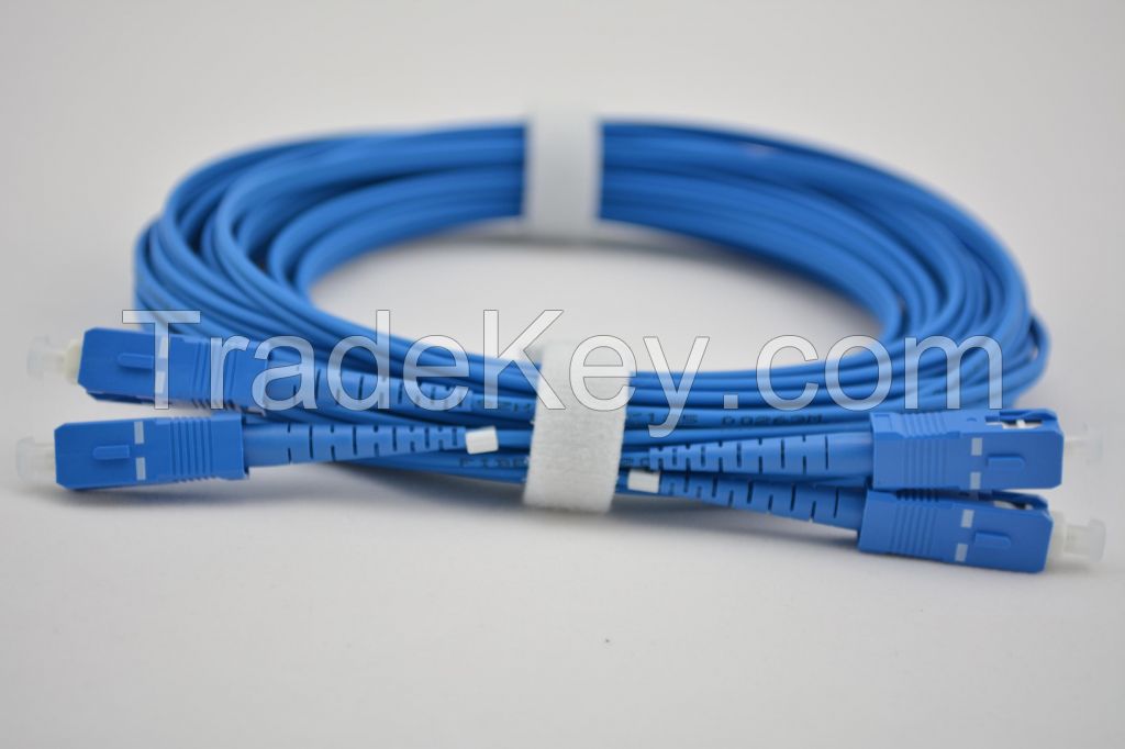 Fiber Optic SC Duplex Patch Cord,OS1,LSZH Jacket,G657A1