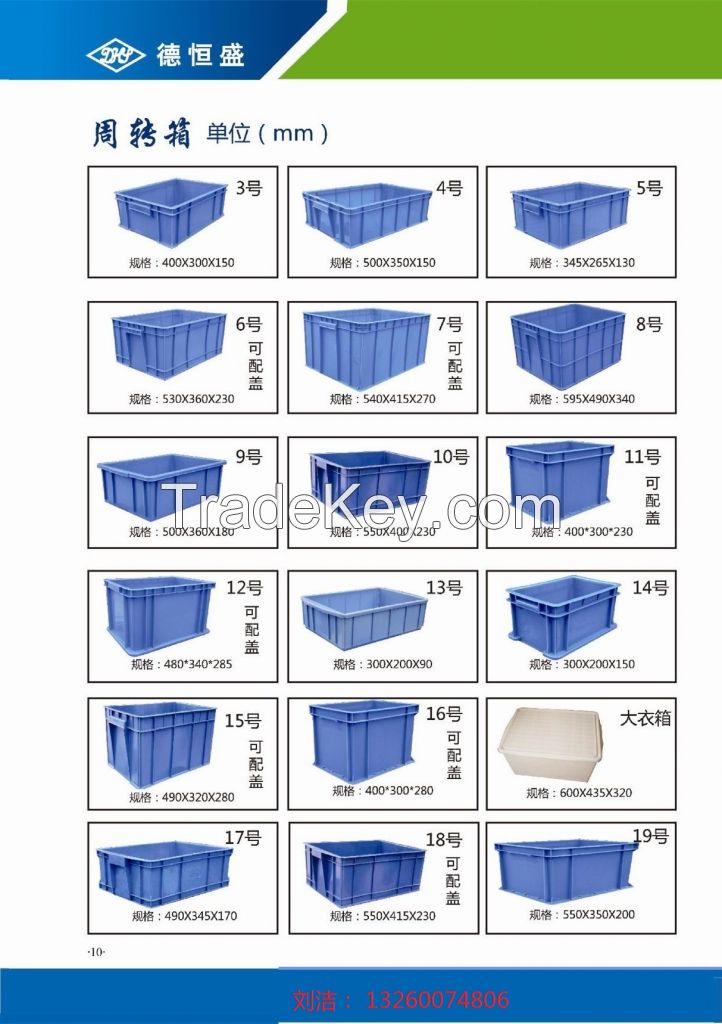 Plastic turnover box, spare parts box, shopping basket, litter bin and magnetic labels