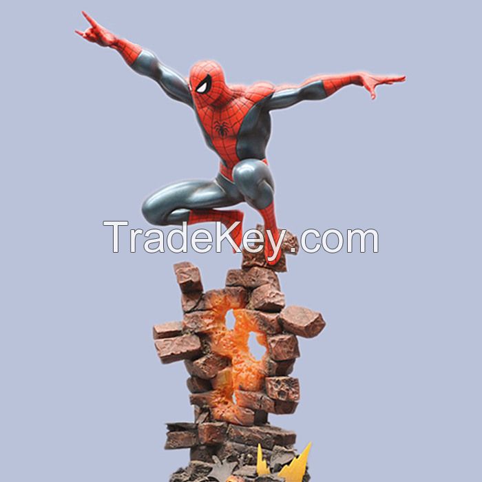 hot movie character Spider man adult action figures