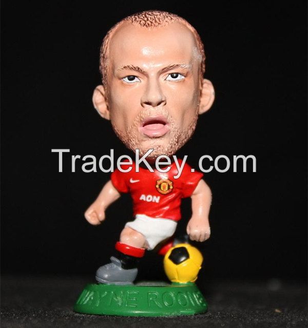 soccer characters resin statue