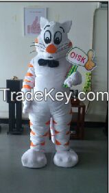 OISK Professional custom mascot fat cat mascot adult size, free shipping 