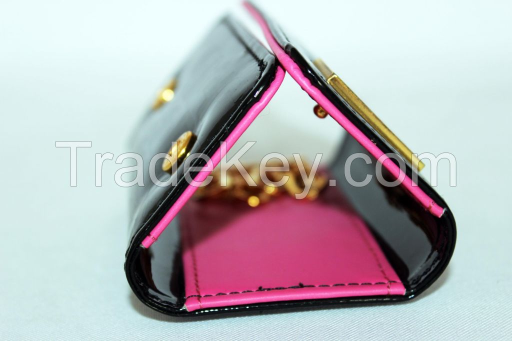 2015 Wholesale PU Leather Keychain Wallet