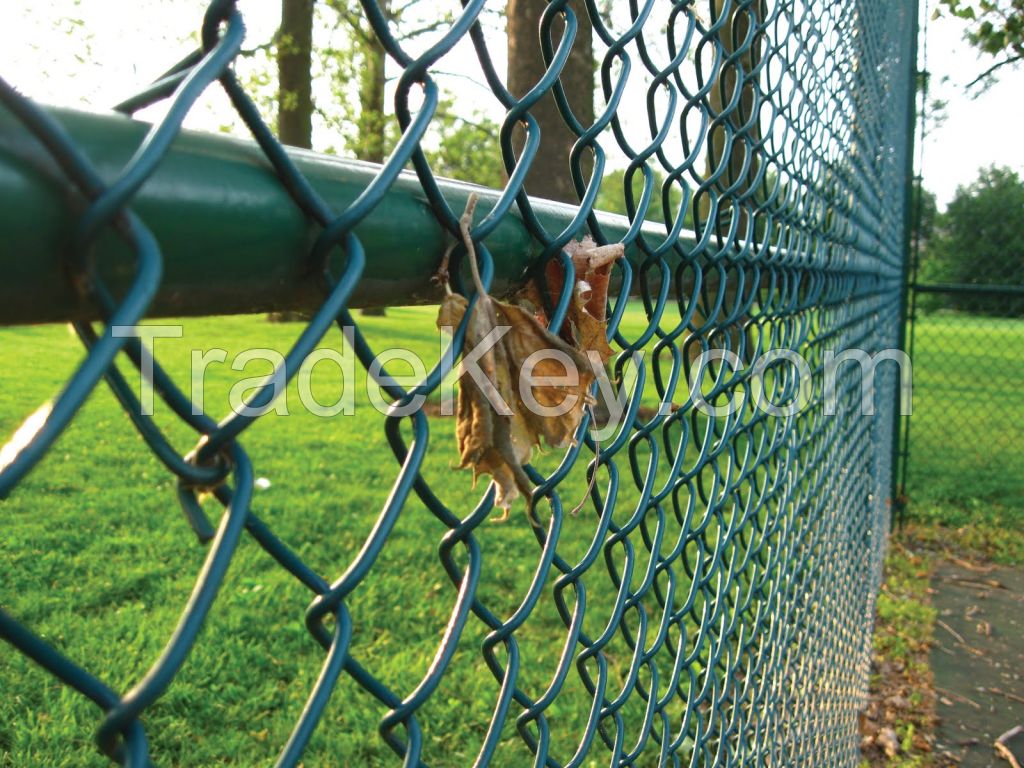 PVC coated Chain link fence manufacturer