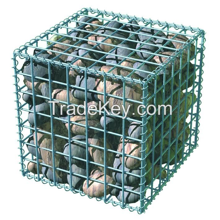 Heavy galvanized welded mesh gabion 