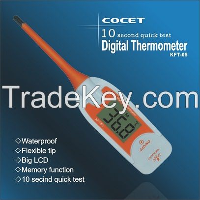 Soft tip& Waterproof Thermometer KFT-05