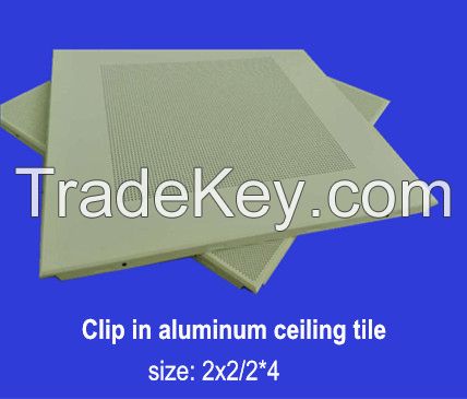 Cheap price of Interior acoustic perforated Aluminum roof ceiling panels