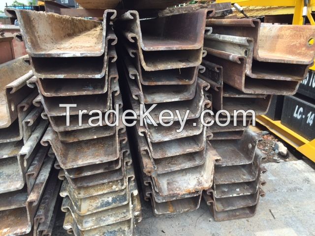 Used sheet piles