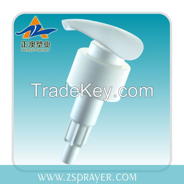 China gold mannufcture high quality competetive price plastic lotion pump with different closures