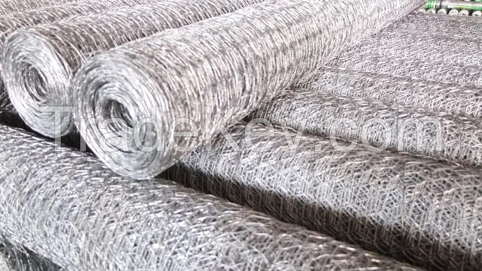 Hexagonal wire mesh