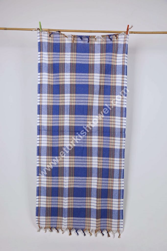 Classic Hammam Peshtemal Turkish Towel - %75 Cotton %25 Polyester Turkish Towel - 80x165cm