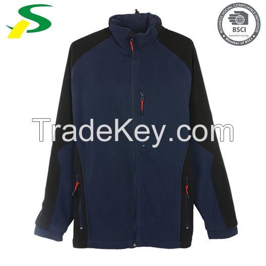 fashion style men clothing windstopper polar fleece jacket