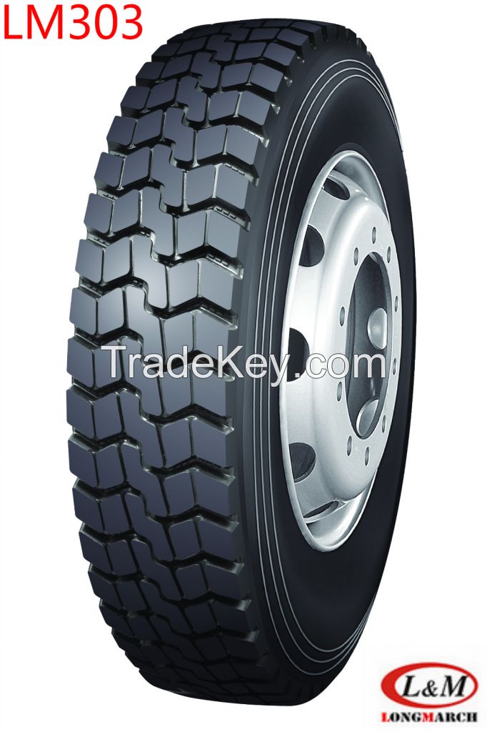 Long March Steer/ Drive/TrailerRadial Truck Tire (LM303)