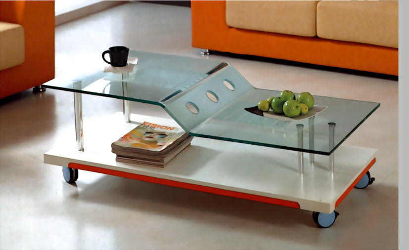 glass coffee table(c-19)