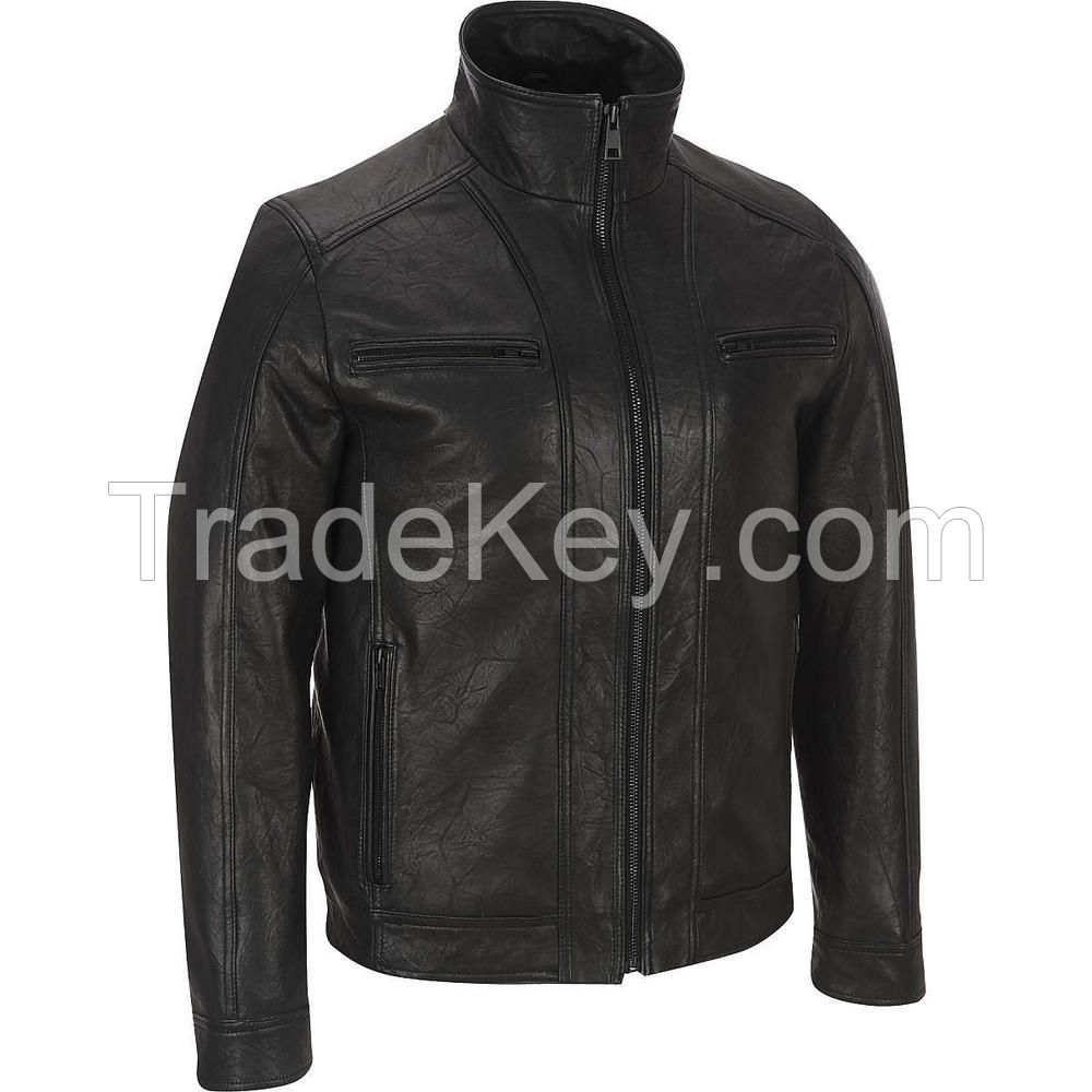 Genuine Lamb leather jacket for men perfect gift men's jacket real lamb leather