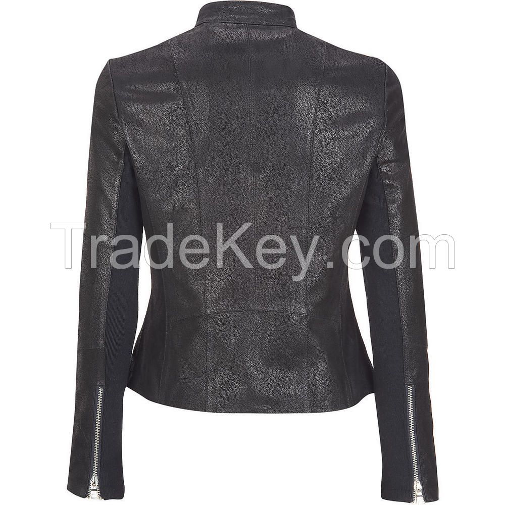 Biker jacket for women girls teens Ladies jacket hot design lamb jacket