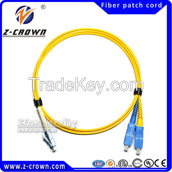 LC-FC 9/125 SM Simplex Fiber Optic Patch Cord