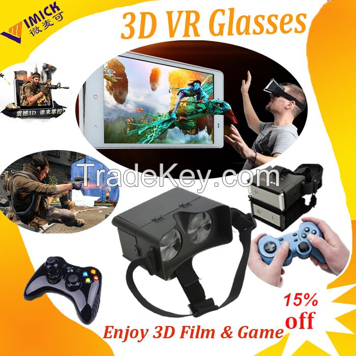 Top Quality Logo Printed Custom virtual reality 3D Glasses