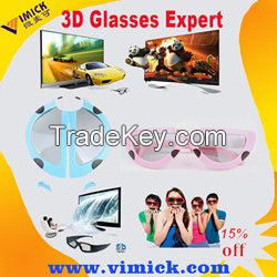 New style polarized 3D glasses for the cinema movies