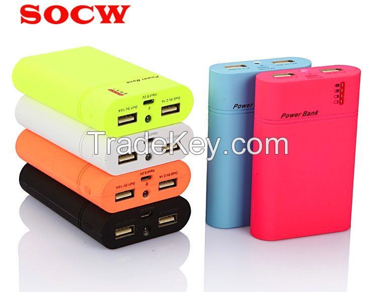 Fruit colorful power bank  gift  charger for phone