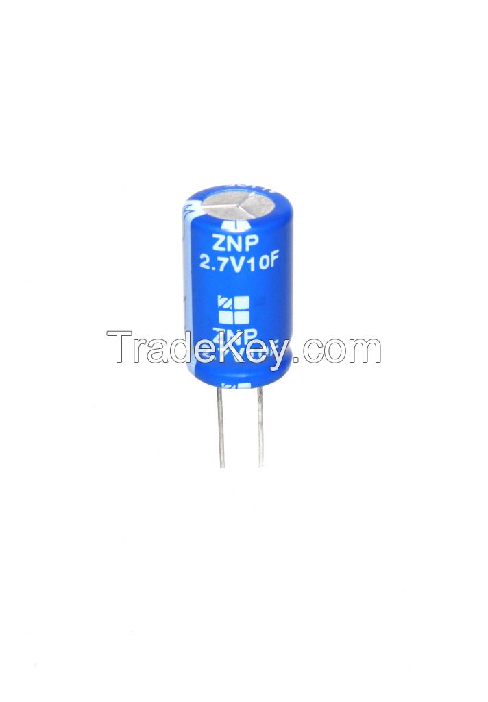 Ultra capacitor 2.7V 10F Supercapacitor cylindrical super capacitor edlc