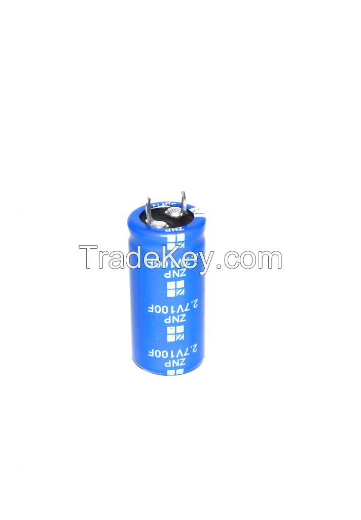 CHINA CHEAP 100f 2.7V super capacitor Energy meter use Super capacitor H type