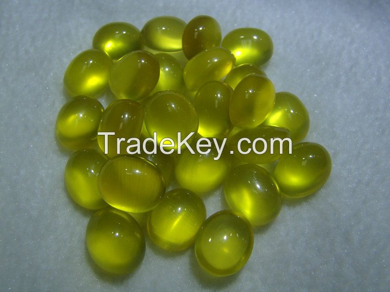 Australia material yellow prehnite in oval 9X11, women  jewelry with high quality, wholesale and retail,direct factory price