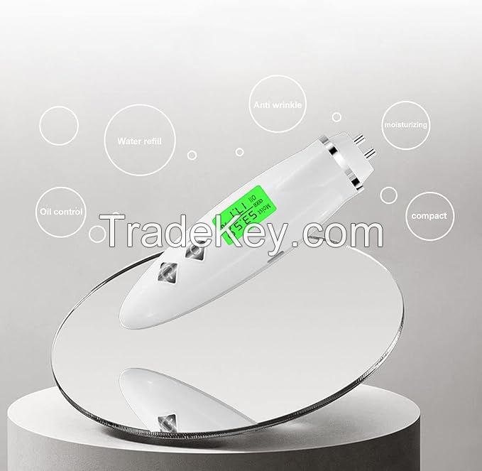 Digital Skin Analyzer Machine Home Use Moisture and Oil Facial Skin Test Pen Facial Skin Care Moisture Analyzer Monitor Moisture Skin Sensor Detector Monitor