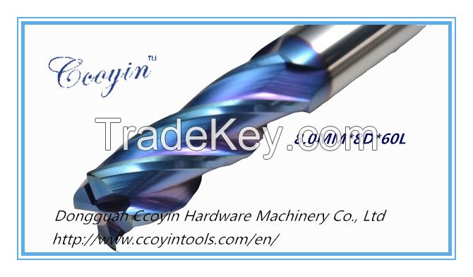 colorful end mill milling cutter