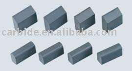 The carbide inserts for snow plow blades