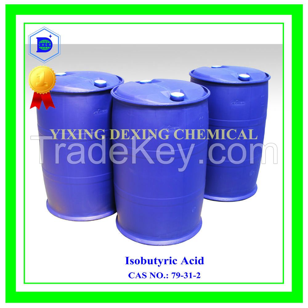 Isobutyric acid, 2-Methyl propionic acid, Methyl propionic acid, IBA, 79-31-2