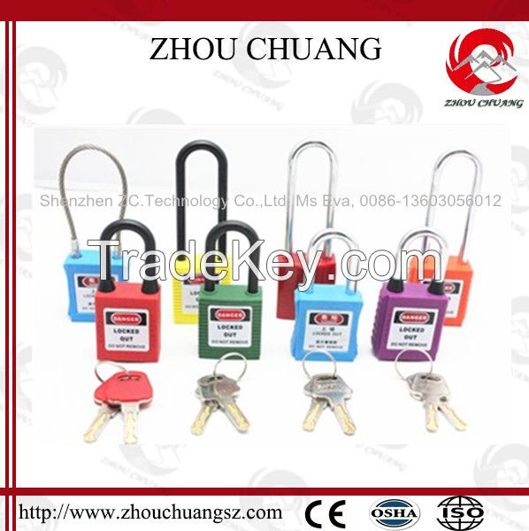 G01 38mm Steel Shackle Lockout Padlock with Customized Colors 