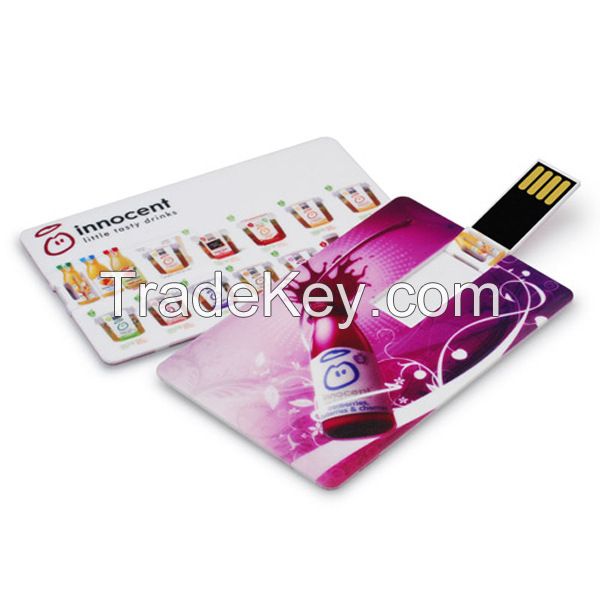 Credit card USB flash drive 8GB pen drive for promotion