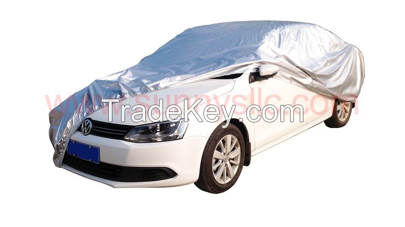 Silver coated durable polyester oxford car covers high UV protection water proof breathable hotsale
