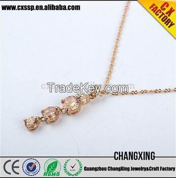 2015 Latest Diamond gold fashionable new design choker necklace