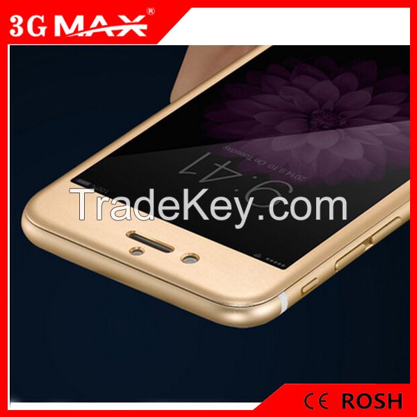 Titanium Alloy full coverage curved edge tempered glass screen protect