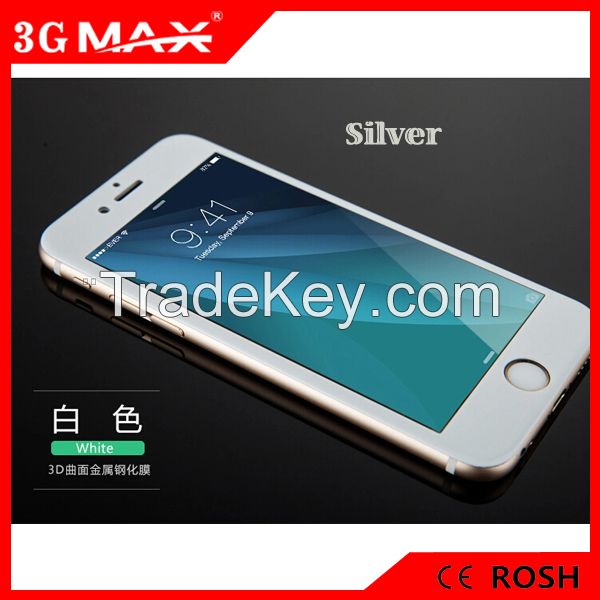 Titanium Alloy full coverage curved edge tempered glass screen protect