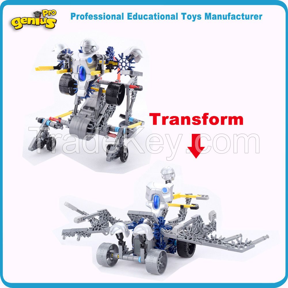 Genius New Design Robot Block Transformable into Car Robocar Poly Cons