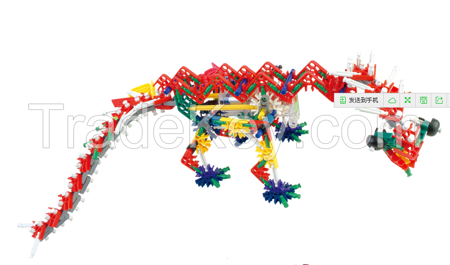 Electric Building Blocks Educational Toys Genius Construction Dinosaur