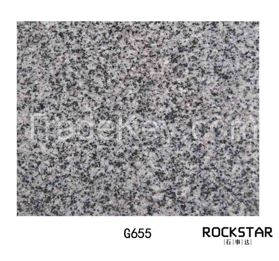 Cheap China G655- Polished/Flamed/Bush Hammered Granite