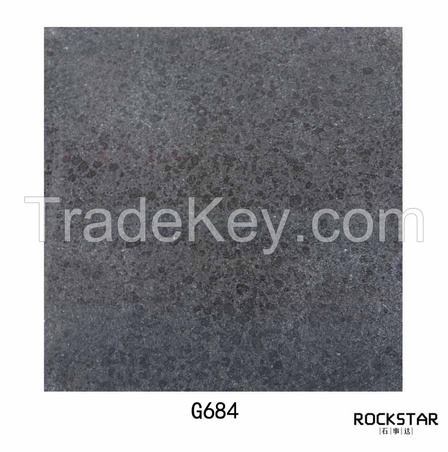 Cheap China G684- Polished/Flamed/Bush Hammered Granite