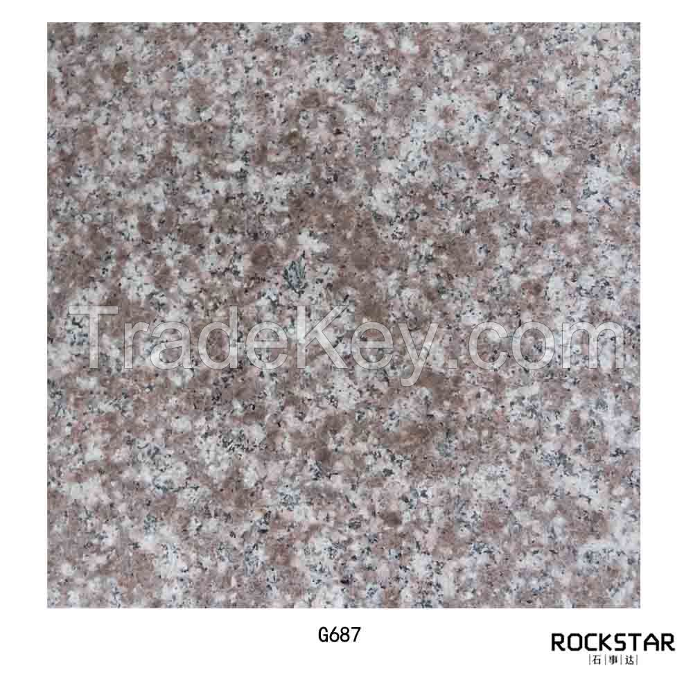 Cheap China G687- Polished/Flamed/Bush Hammered Granite