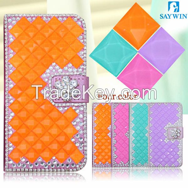 2015 Fashion artificial Jewelry Diamond Bling Phone Case for iphone 6