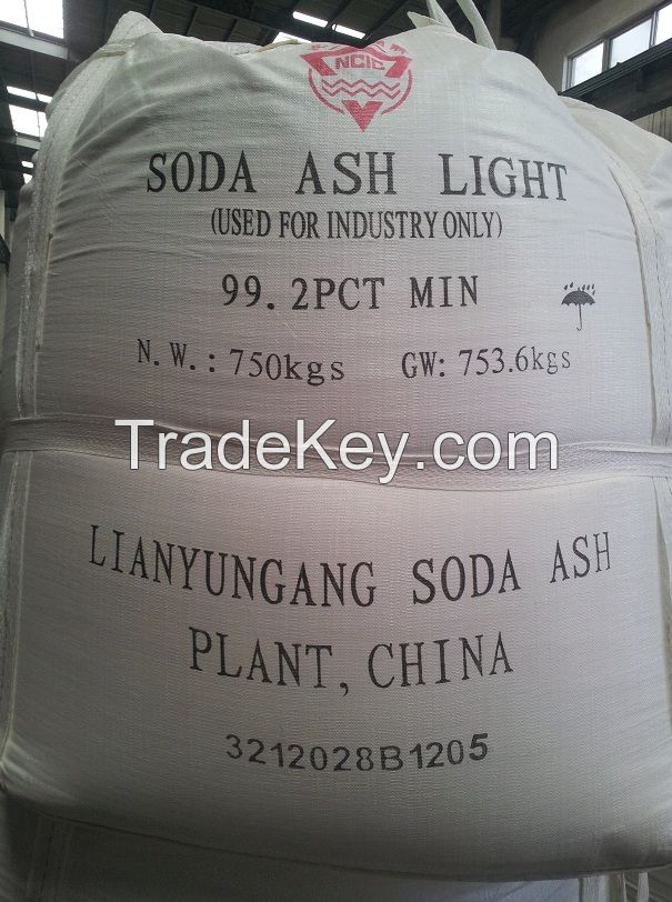 Chinese Sodium Carbonate, Soda Ash Light/Dense 99.2% with top quality