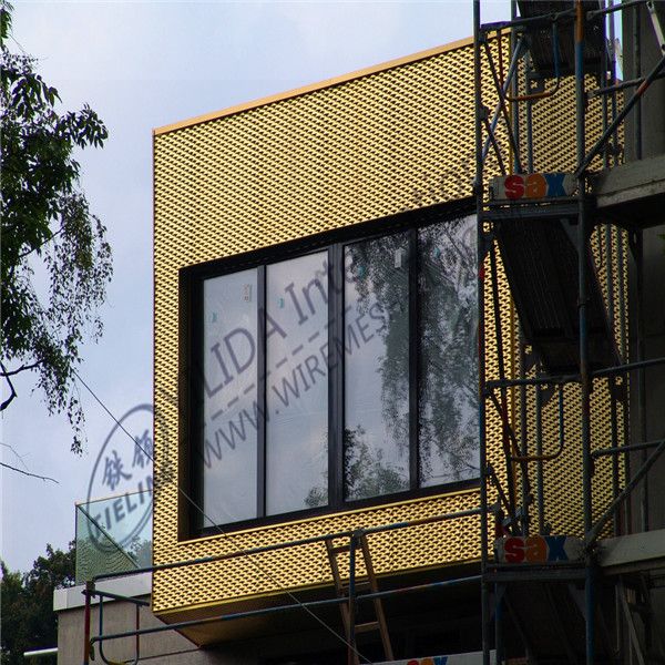 aluminum plate expanded metal mesh for building facade