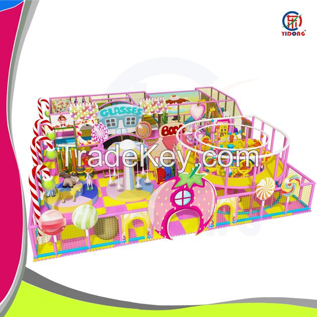 2015 New math castle theme beautiful indoor playground for home