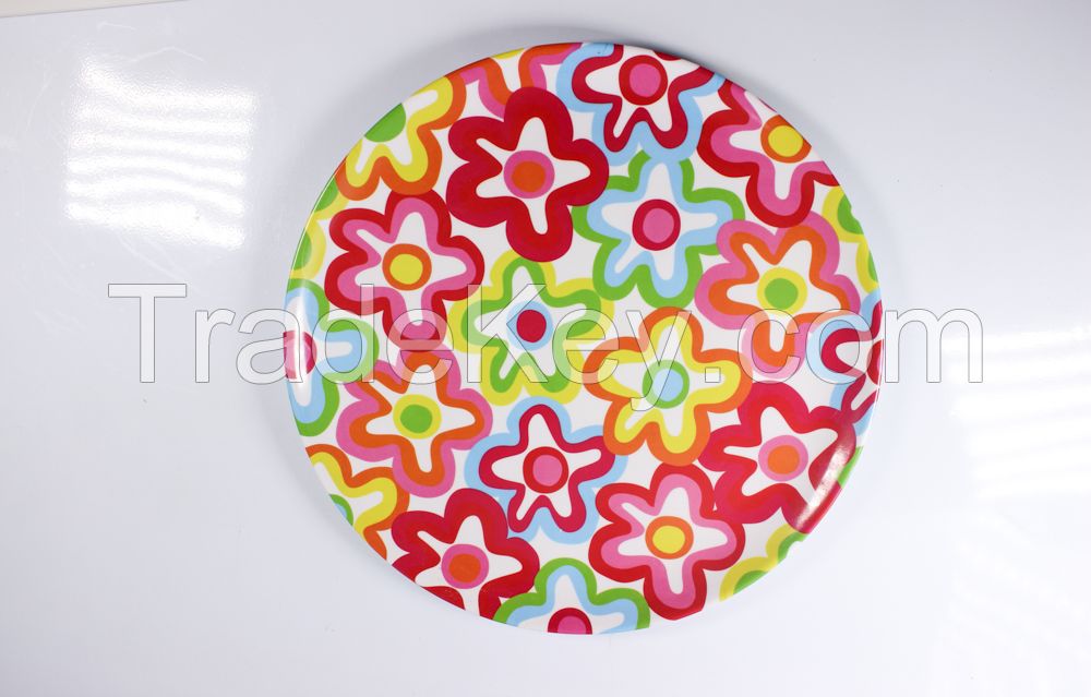 15'' Round Melamine Tray