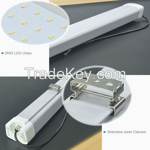 LED Tri-proof light 1.2m 40w IP66 TUV CE