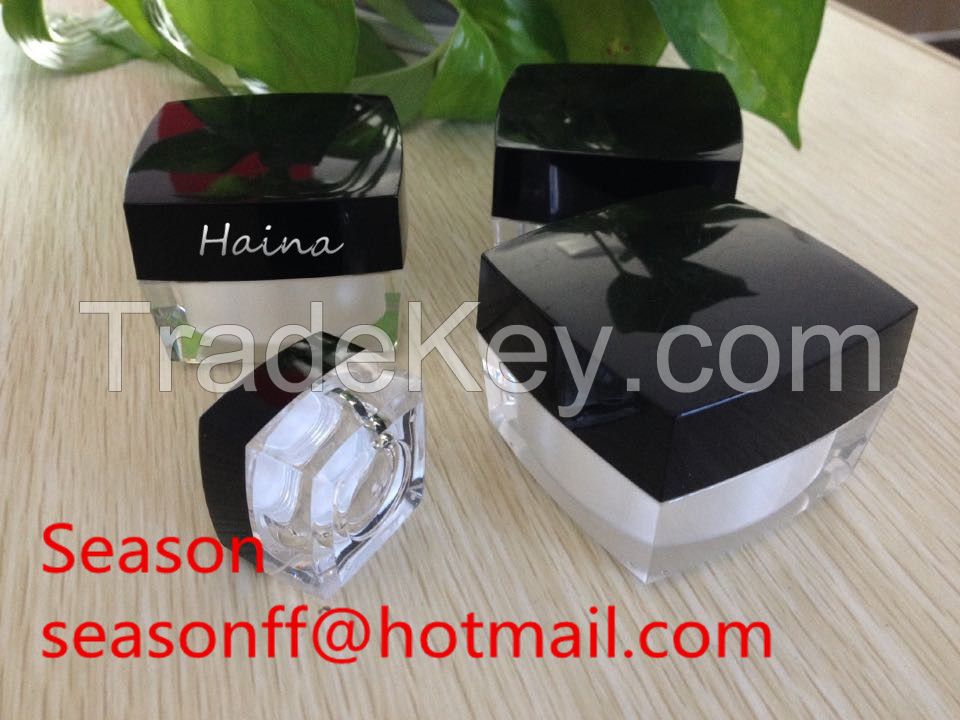 Hot selling High quality with low price Square cosmetic cream jars