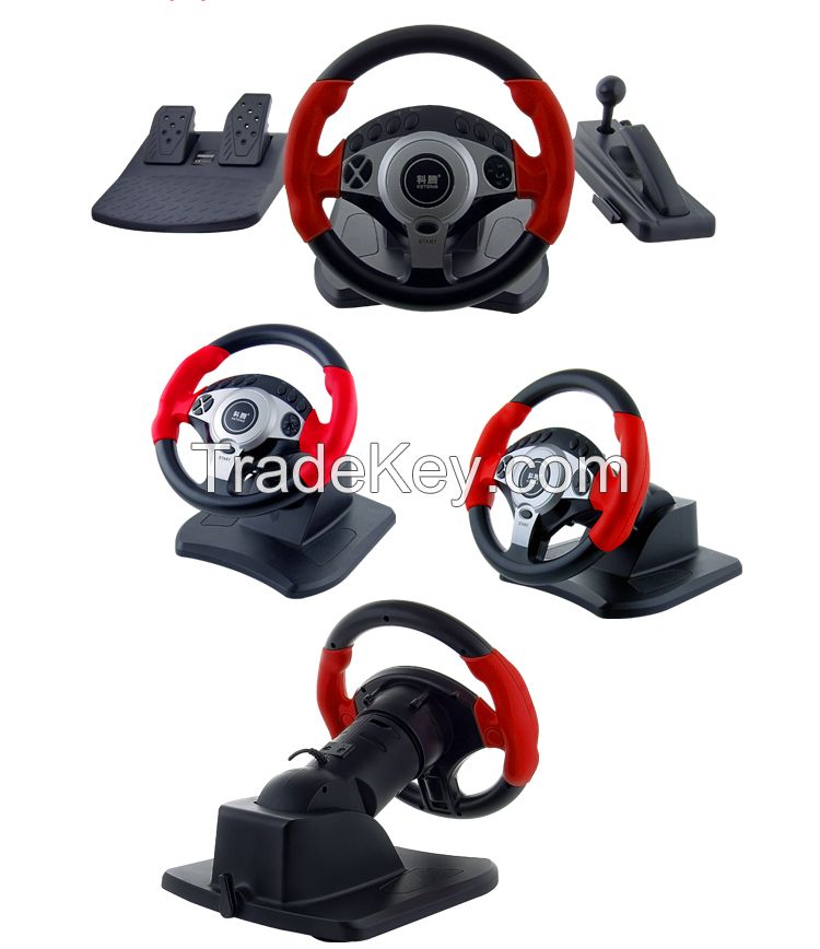 Racing game steering wheel for game console