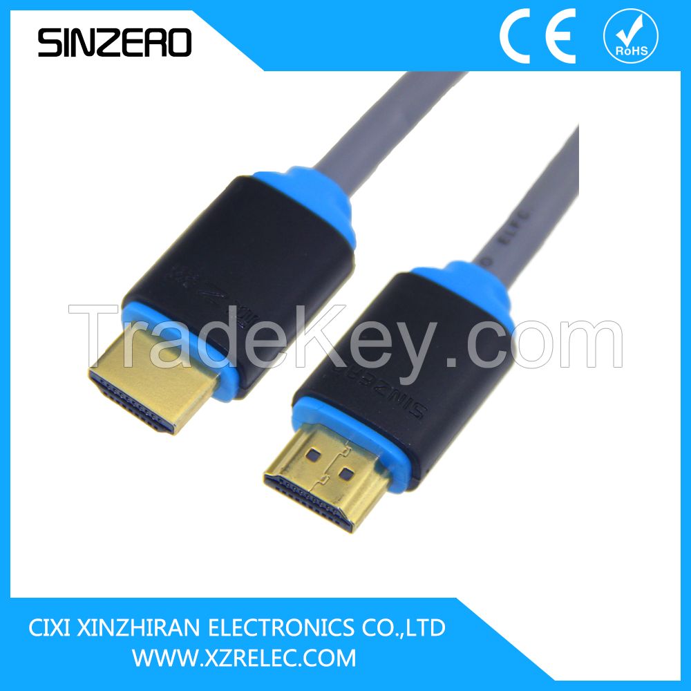 1080p HDMI CABLE 4k*2k 60HZ gold plated with ethernet